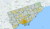 News maps allow users to explore coverage of Toronto neighbourhoods
