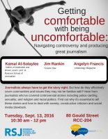 Join us for our first panel of the year: Getting comfortable with being uncomfortable
