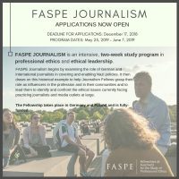 Info session about journalism ethics program