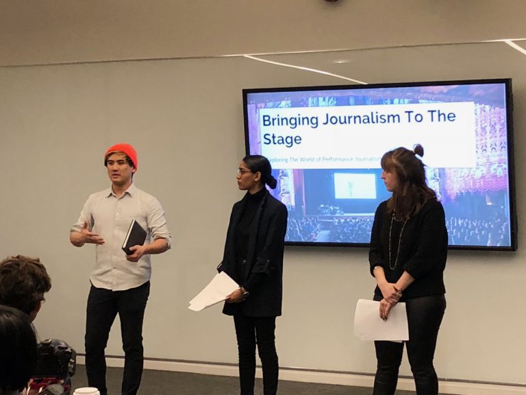 From the Page to the Stage: Creating Live Journalism